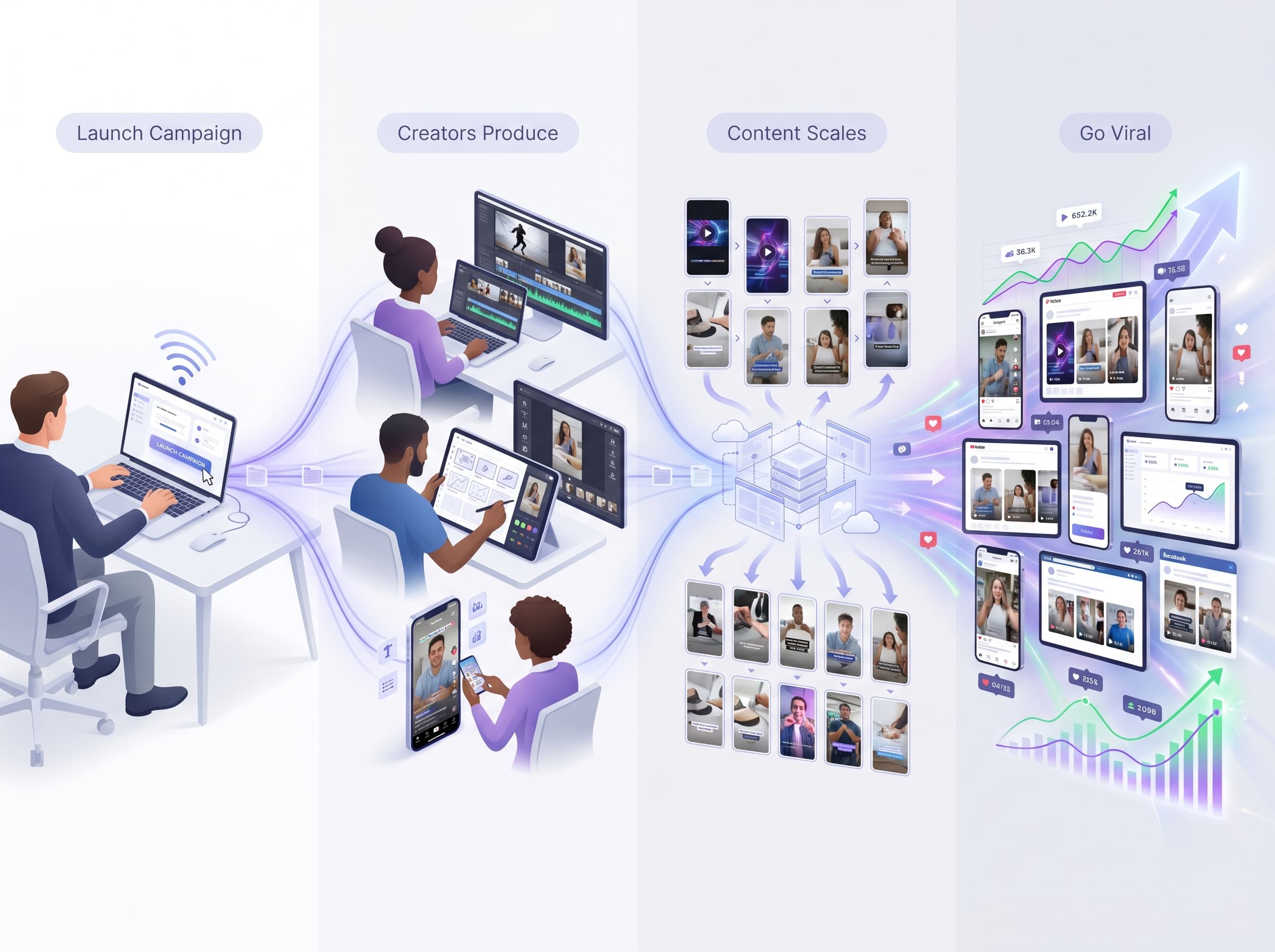 Step-by-step workflow illustration